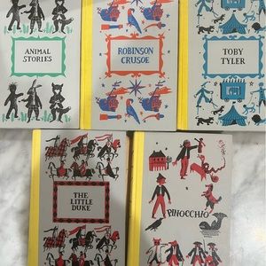 Set of 5 collectible vintage Junior Deluxe Editions Children’s Books